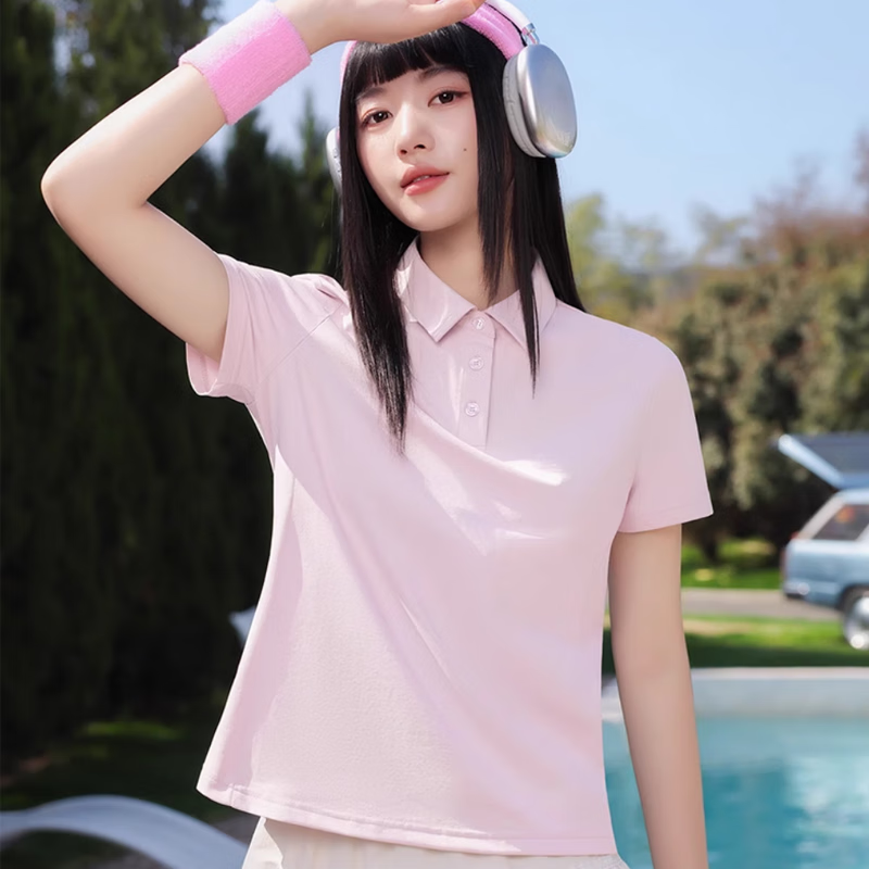 Warrior Women's Polo Shirt Short Sleeve T-Shirt Summer 2026 New Sun Protection Quick-Dry Ice Silk Collared Top Student Tee