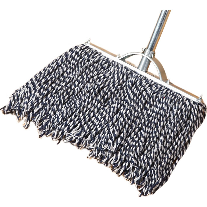 Швабра Aoyida Household Cotton Yarn Mop, традиционная, впитывающая, для пола, большого размера, с широкой насадкой, из чистого хлопка, 40 см