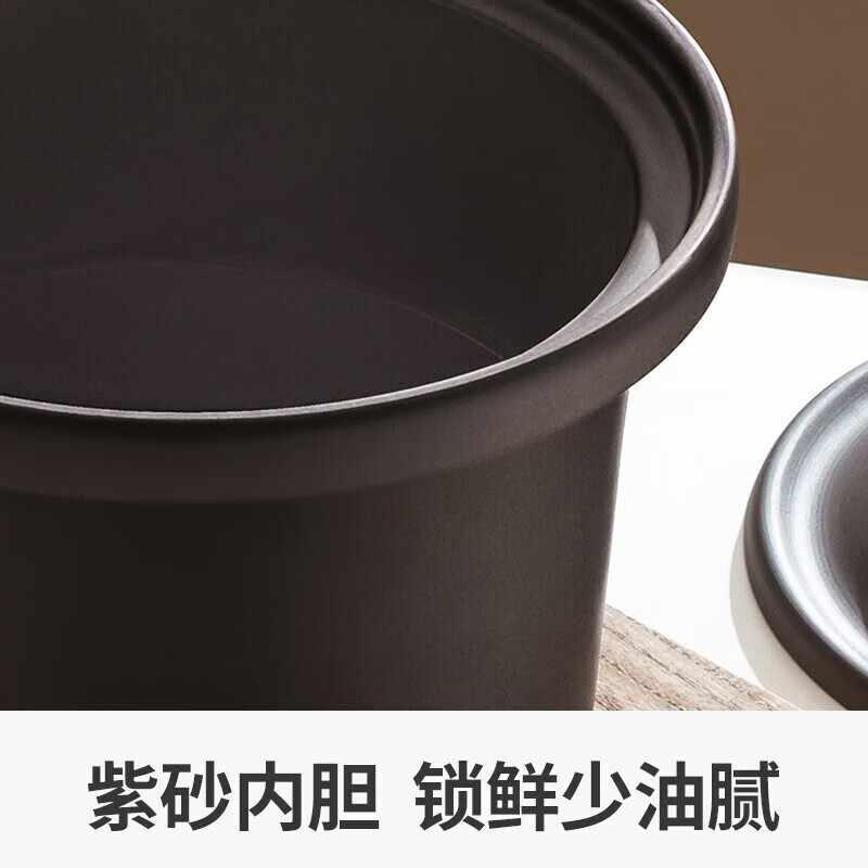 Joyoung Quick-Cooking Electric Stew Pot, Electric Clay Pot, Electric Stewing Cup, Soup Pot, Multi-Functional Pot, Purple Clay Pot, 4L Bird's Nest Porridge Soup Pot, Slow Cooker GD405