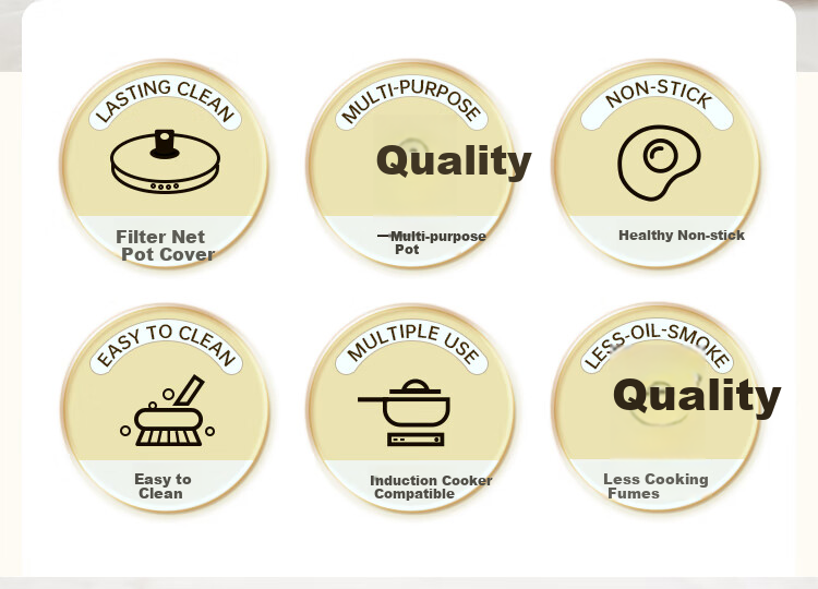 COOKER KING Non-Stick Milk Pot for Noodles, Baby Food, Versatile Soup And Milk Pot, 18cm, Compatible with Induction Cookers, Maimeng MM18NG 2