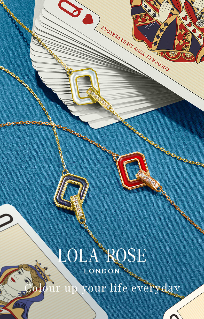 LOLA ROSE Queen Series Bracelet for Women, Blue Sandstone Birthday Gift, Holiday Present for Girlfriend, Mid-Autumn Festival Gift 1