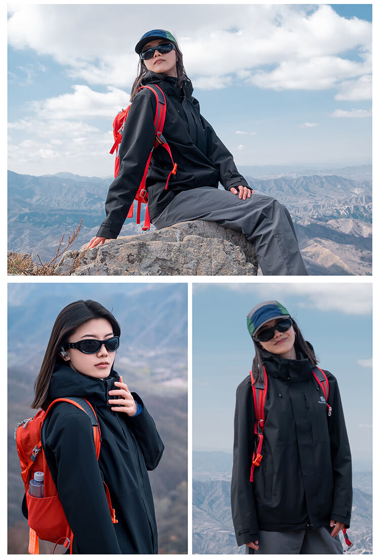 SCALER [Lingfeng] Men's Spring And Summer New Outdoor Breathable Wear-Resistant Mountaineering Hiking Jacket for Women S593 23