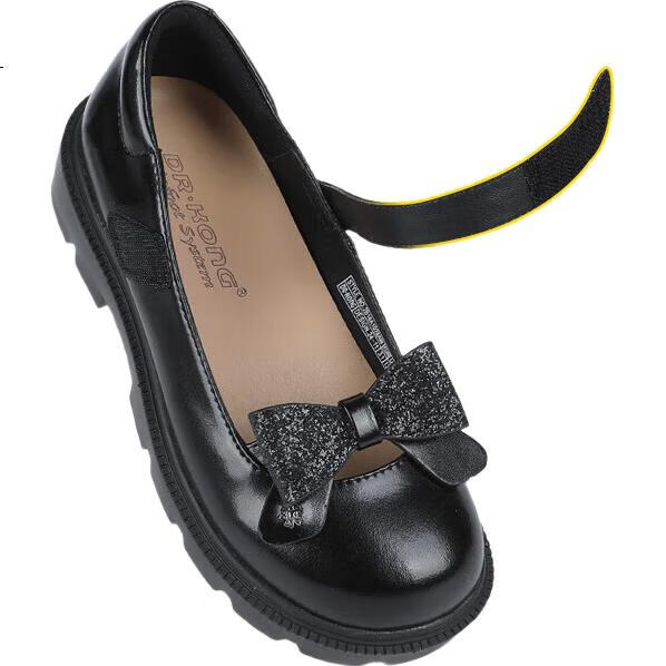 Детские туфли DR·KONG, модель 2B16A1028AW, черные, размер 33