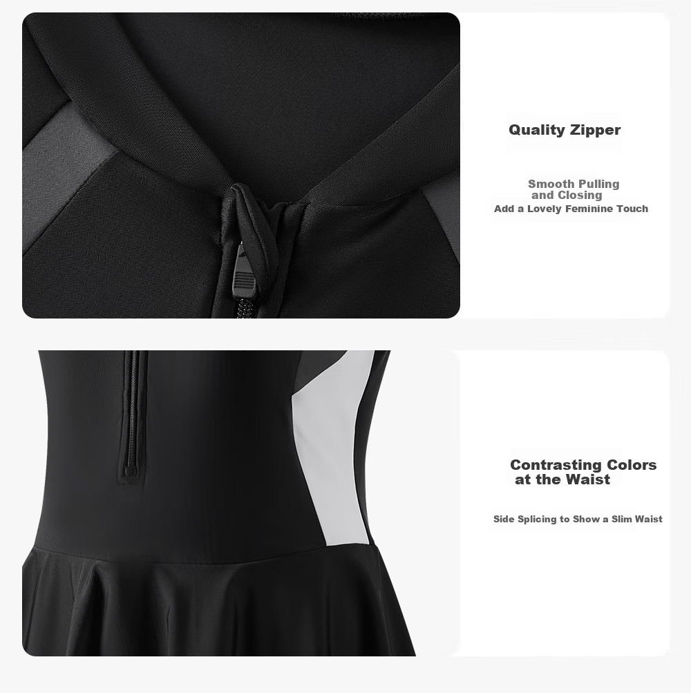 Li-Ning Plus Size Swimsuit for Curvy Women, Slimming Tummy Control One-Piece Swimsuit for Girls And Ladies, Suitable for 160-200 Lbs 32