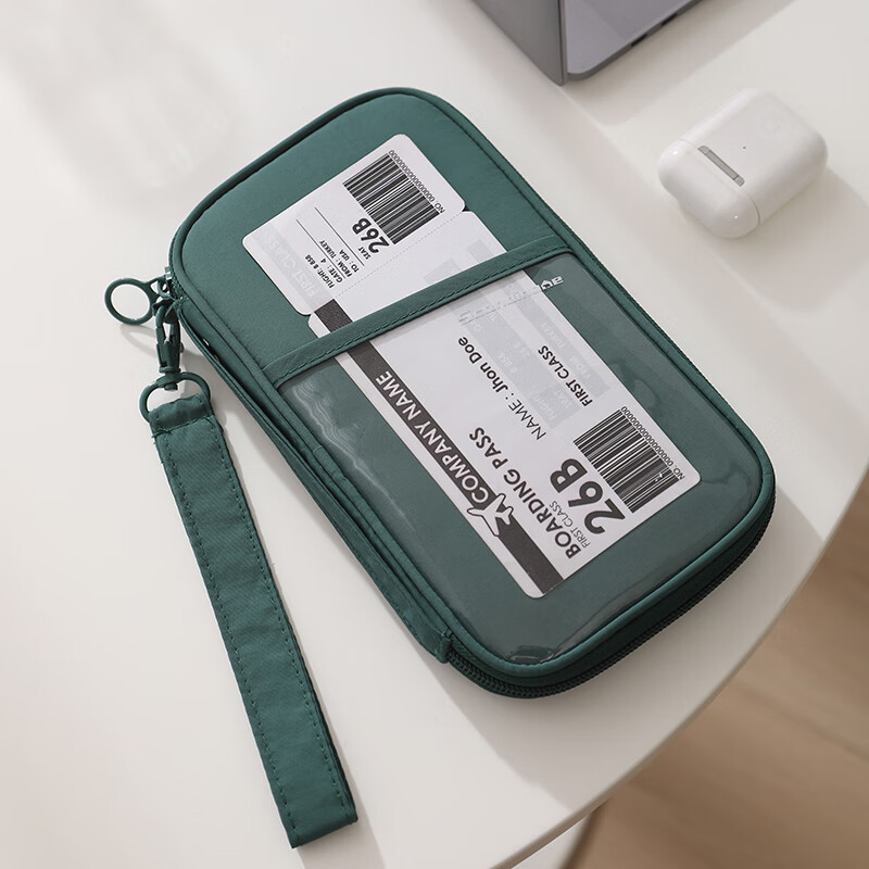 Bonayun Travel Passport Holder, Document Holder, RFID Anti-Theft Card Holder, Large Capacity Handheld Waterproof Bill Organizer, Passport Sleeve, Card Holder