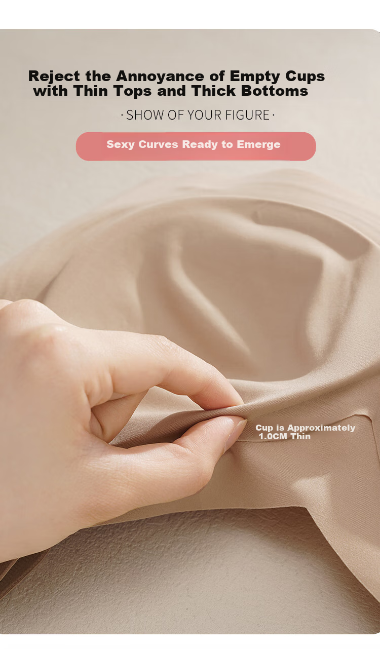 GRACEWELL Invisible Bra for Women, Push-Up And Lift for Small Breasts, Seamless, Anti-Sagging, Side Support Bra 8