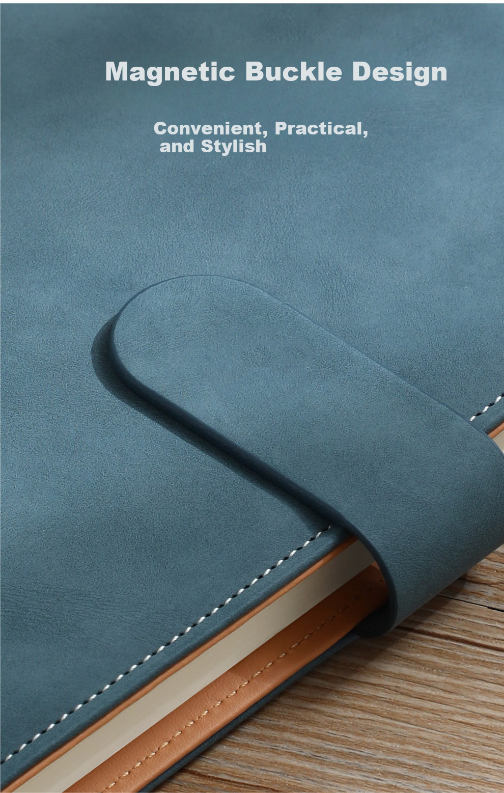 Faramon A5 Buckle Gift Box Notebook, Thickened Journal, Business Leather Cover, Corporate Gift, Meeting Record Book, Office Stationery 6