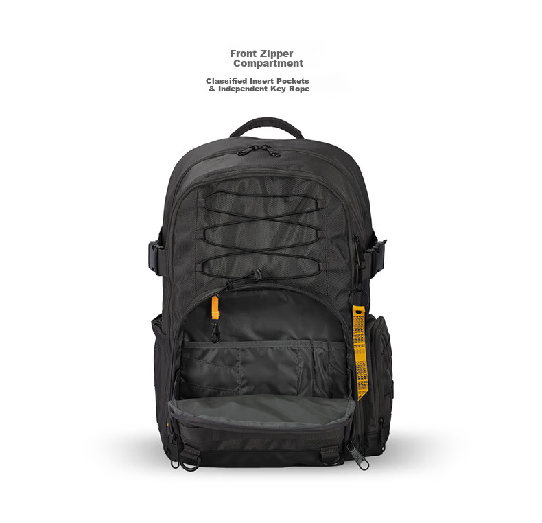 CAT Backpack, Laptop Bag, Outdoor Sports Hiking Bag, 15/16 Inch Large Capacity Men's Schoolbag, Black, 84175 3