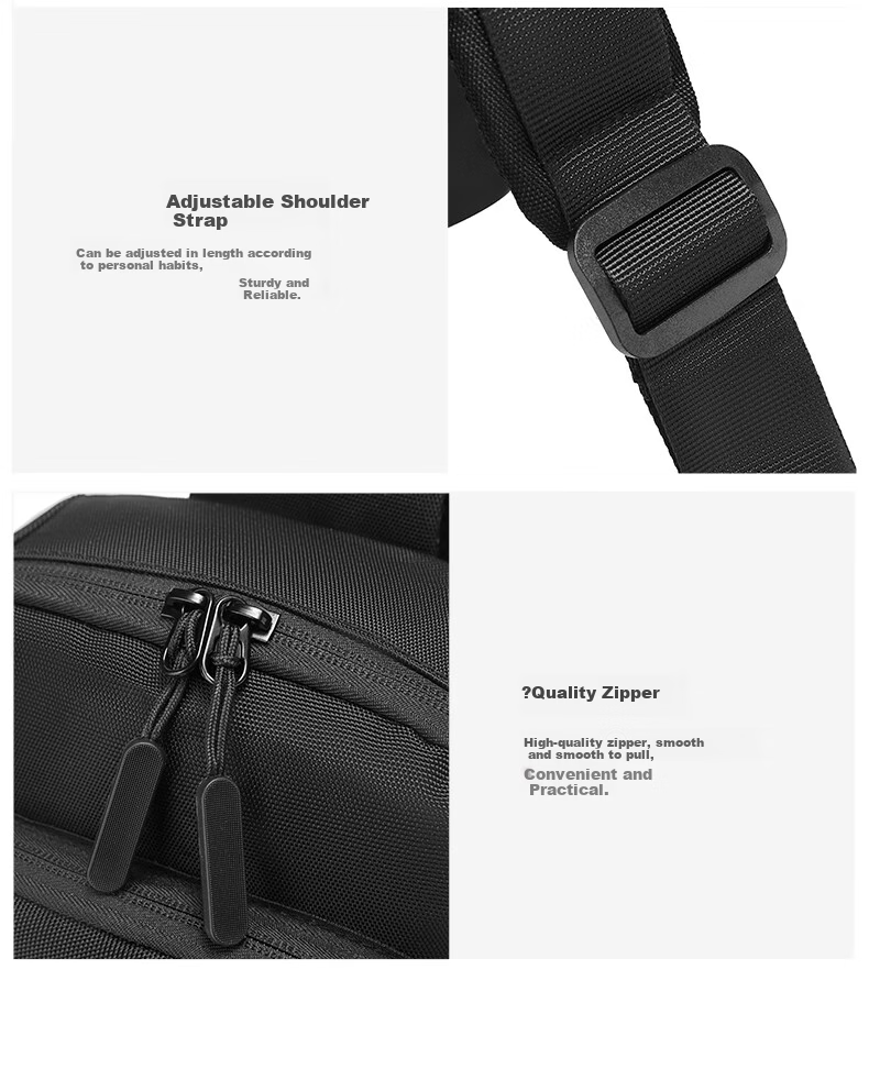 MEXICAN Crossbody Bag, Large Capacity Chest Bag for Men, Shoulder Bag, Student Commuter Travel Bag, Work Trip Water-Resistant Phone Bag 8