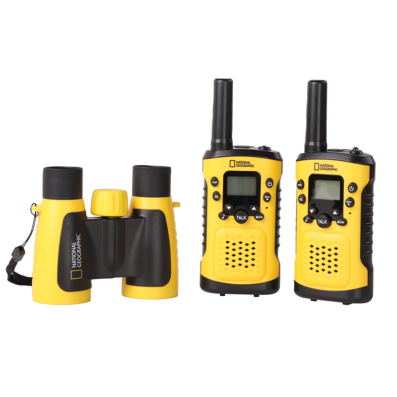 National Geographic Kids Binoculars Walkie Talkies Wireless Outdoor Toy Boys Gift Travel Set Holiday Gift
