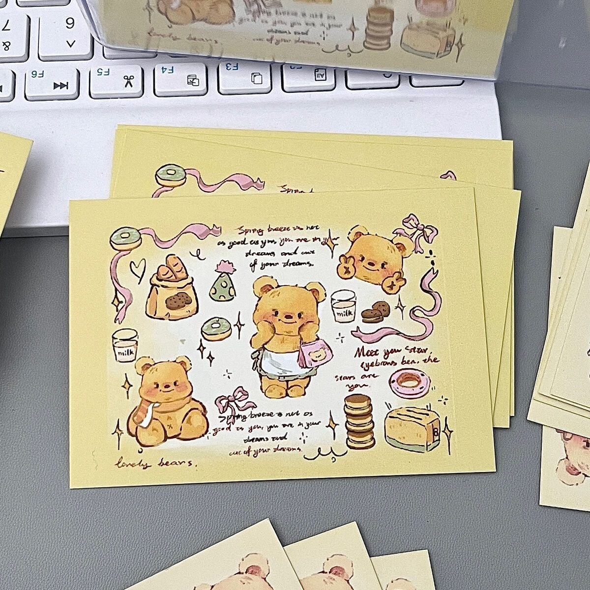 GOTOVAN Star Puppy 20-Pack Postcards Ins Style High-Quality Student Handwritten Greeting Cards Creative Message Cards for Couples Friends Birthday Holiday Blessings 3