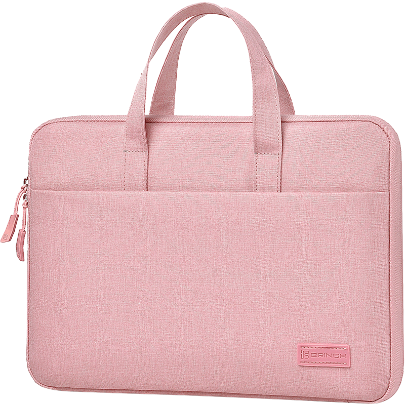 BRINCH 14-inch Full-Open Laptop Briefcase Lightweight Business Laptop Bag for Men and Women