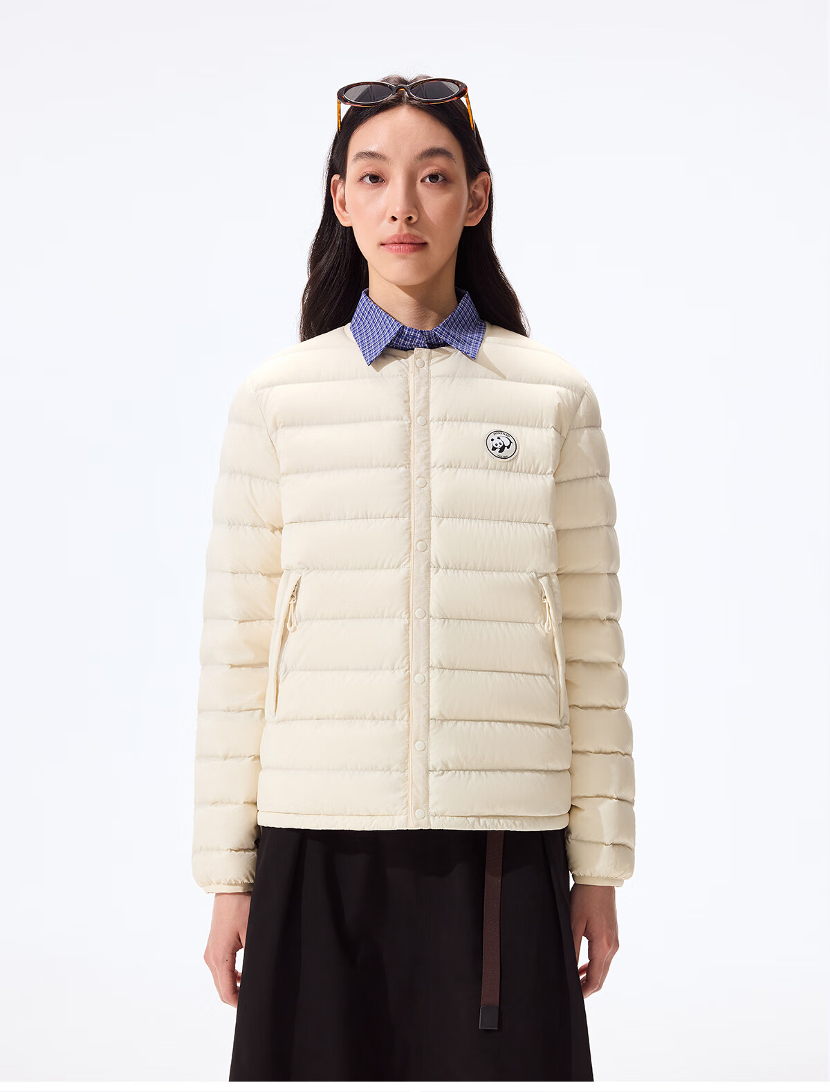 Panda Camel Series Lightweight Down Jacket Unisex 90% Duck Down Winter New Inner Layer Thin Coat 7251, M 11