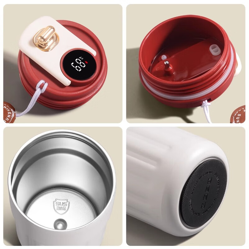 WINTERPALACE Intelligent Insulated Coffee Mug with Customizable Logo for Company Events, Grand Opening Gifts, Water Cups, Souvenirs, Engraved Return Gifts