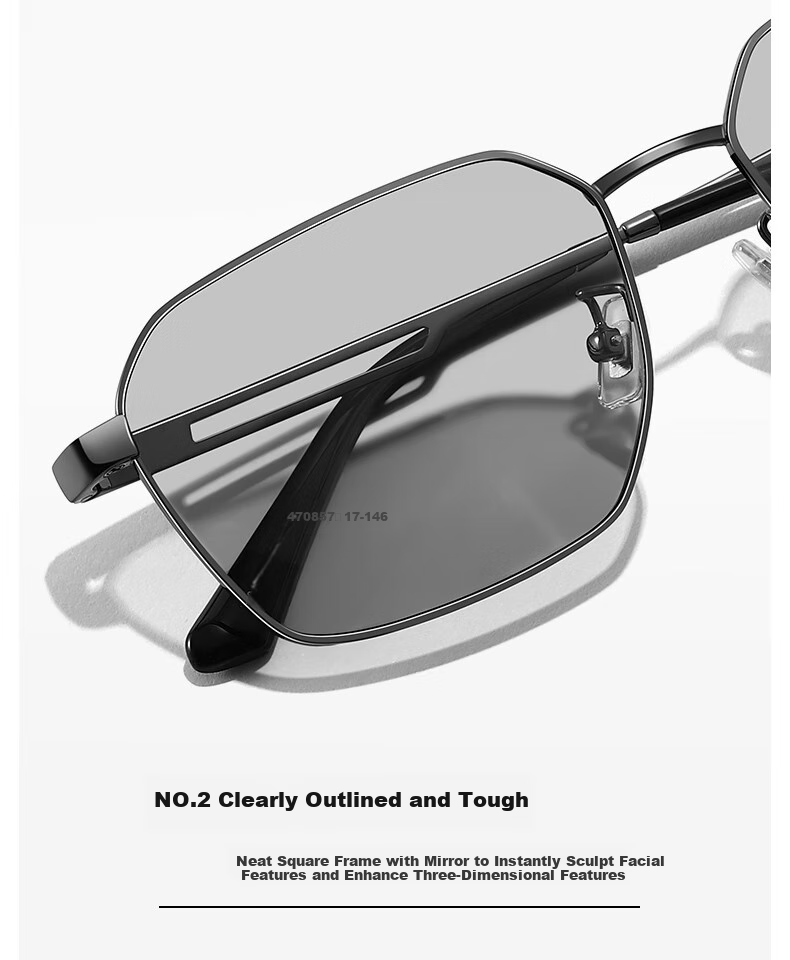 CAPONI Photochromic Polarized Sunglasses for Men, Driving-Specific Night Vision Glasses, Day And Night Use, UV Protection, Sun Protectio 10