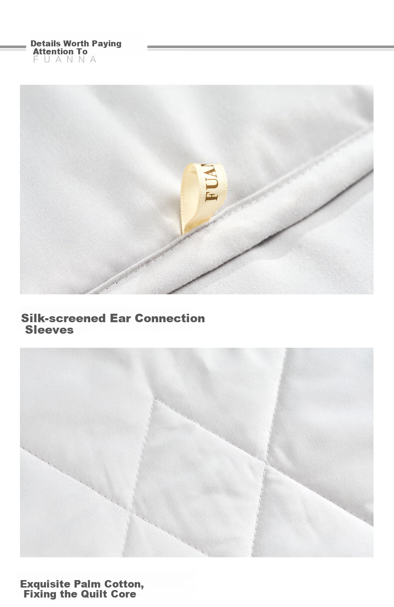 FUANNA × JINGDONG Custom Summer Cooling Quilt, Single-Person Washable Air Conditioning Blanket, Antibacterial Thin Quilt, Approximately 2.6 Jin (1.3 Kg), 203×229cm 12