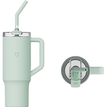 Xiaomi Straw Insulated Cup, 1L, Lime Green