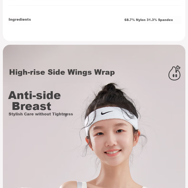 COCO SMART Girls' Bra for Middle And High School Students during Puberty, Shaping Underwear for Ages 12-16, Sports Bra for Young Wome 17