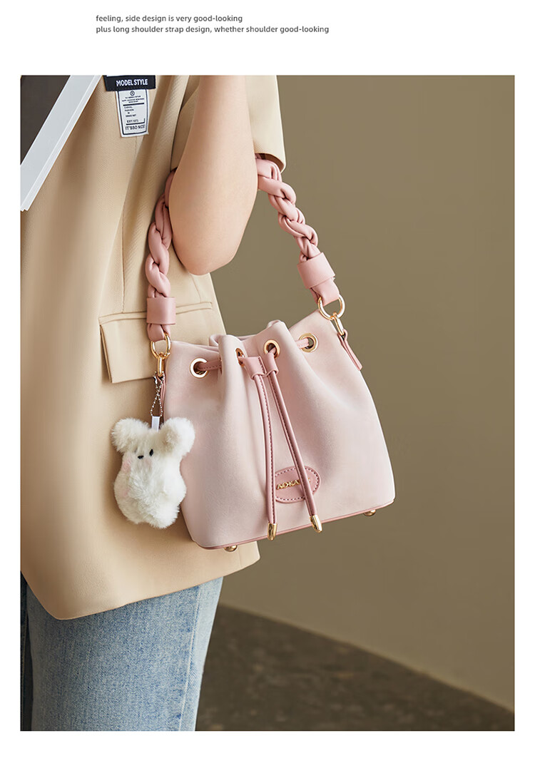 Aokang Women's Handbag, Trendy And Stylish Bucket Bag, Light Luxury Crossbody Shoulder Bag, Birthday And 520 Gift for Girlfriend 14