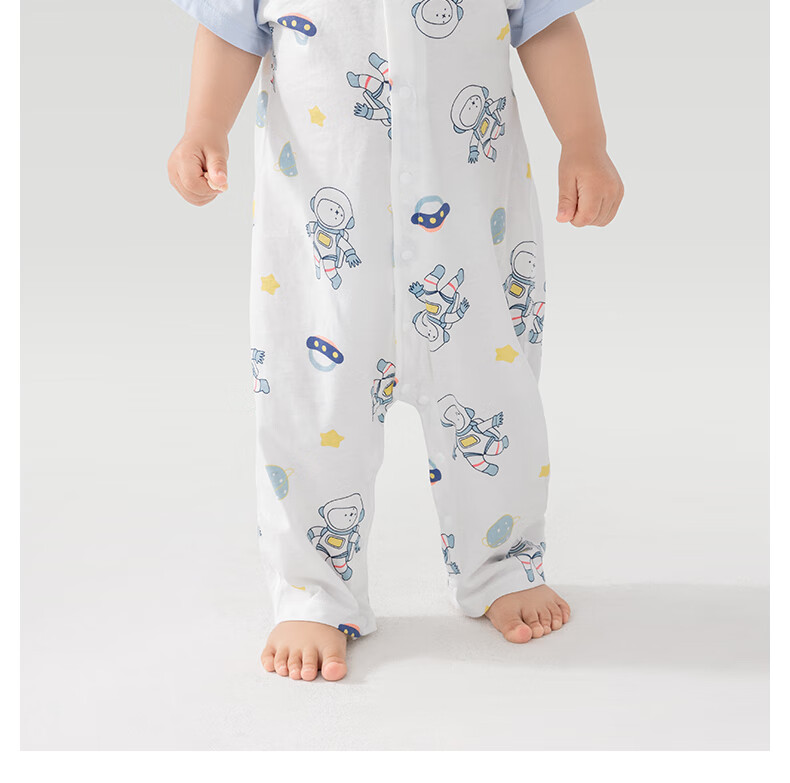 Beitaisi Baby Clothes, Summer Thin, for Boys And Girls, Cotton Onesie, Newborn Romper, Short-Sleeve Pajamas, Air Conditioning Wear 3