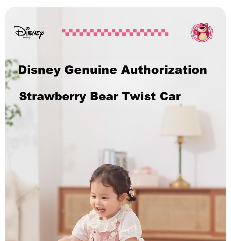 DISNEY Children's Twist Car for Ages 1-3 Anti-Rollover Baby Ride-On Car Adult-Friendly Two-Seater Birthday Gift 1