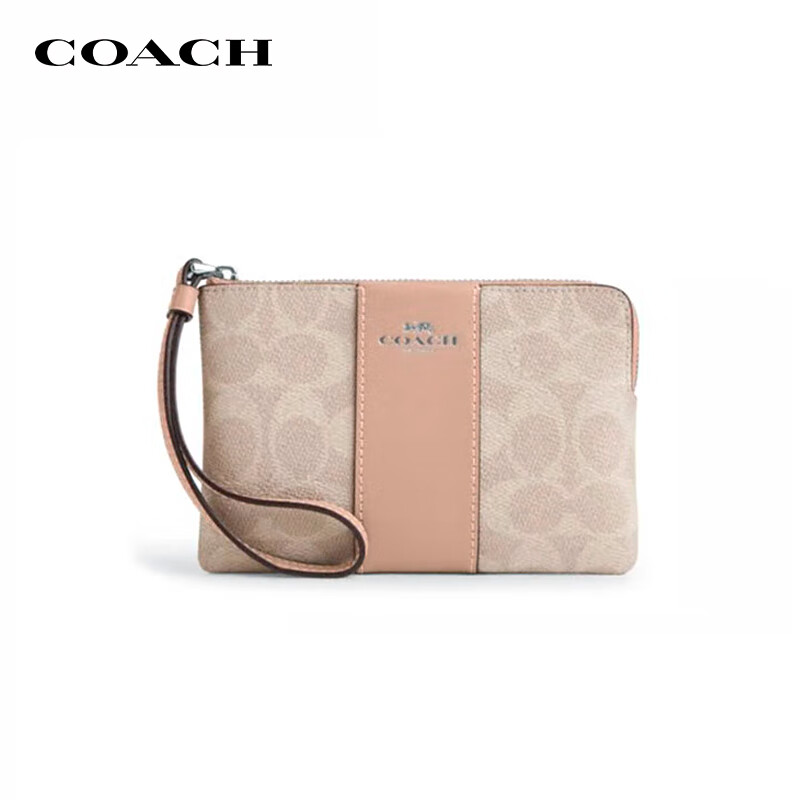 COACH Women's Small Wristlet PVC Leather CW854 Gift