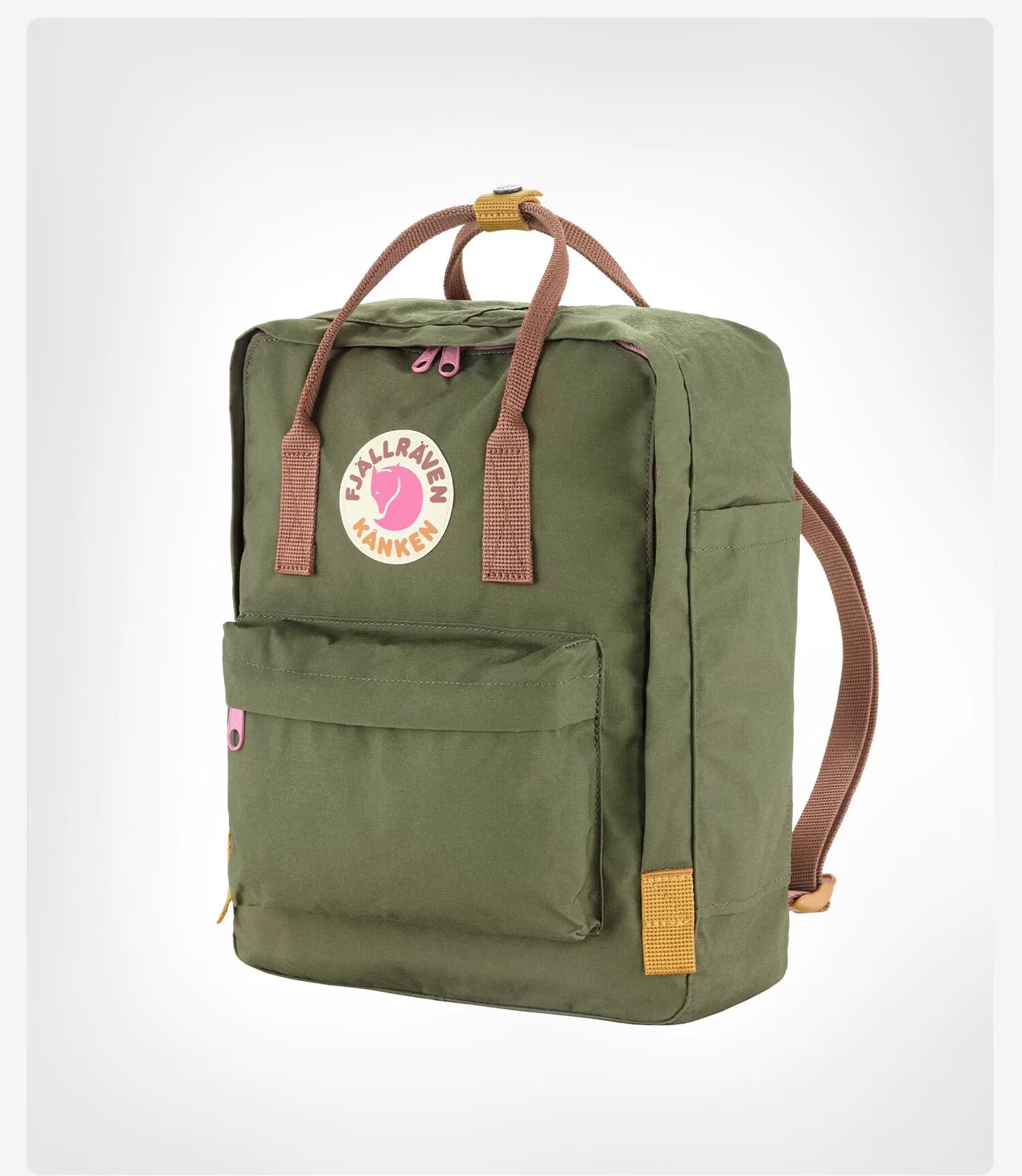 FJALLRAVEN Kanken Backpack Women Large Capacity Men Sports Bag 23200334-620-228 Green/Khaki 7