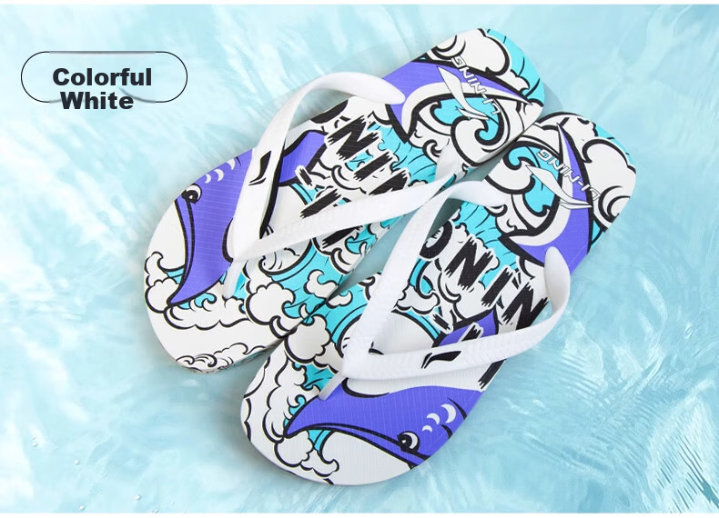 Li-Ning Flip-Flops for Men And Women, Outdoor Wear, 2025 New Summer Style, Women's Flip-Flops, Trendy Men's Style, Size 42 12