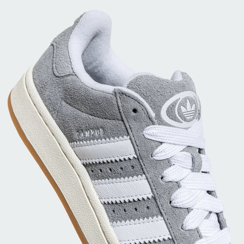 Adidas Trefoil, Men's And Women's Shoes, CAMPUS 00s Casual Shoes, JQ4109, Light Gray, Size 42.5 7