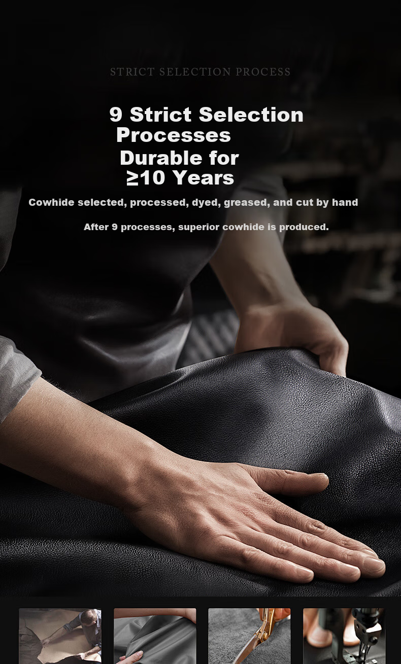 POLOMEISDO Men's Genuine Leather Belt with Automatic Buckle, Double-Buckle Gift Box, Self-Operated Birthday Present for Boyfriend, Husband, Father 8