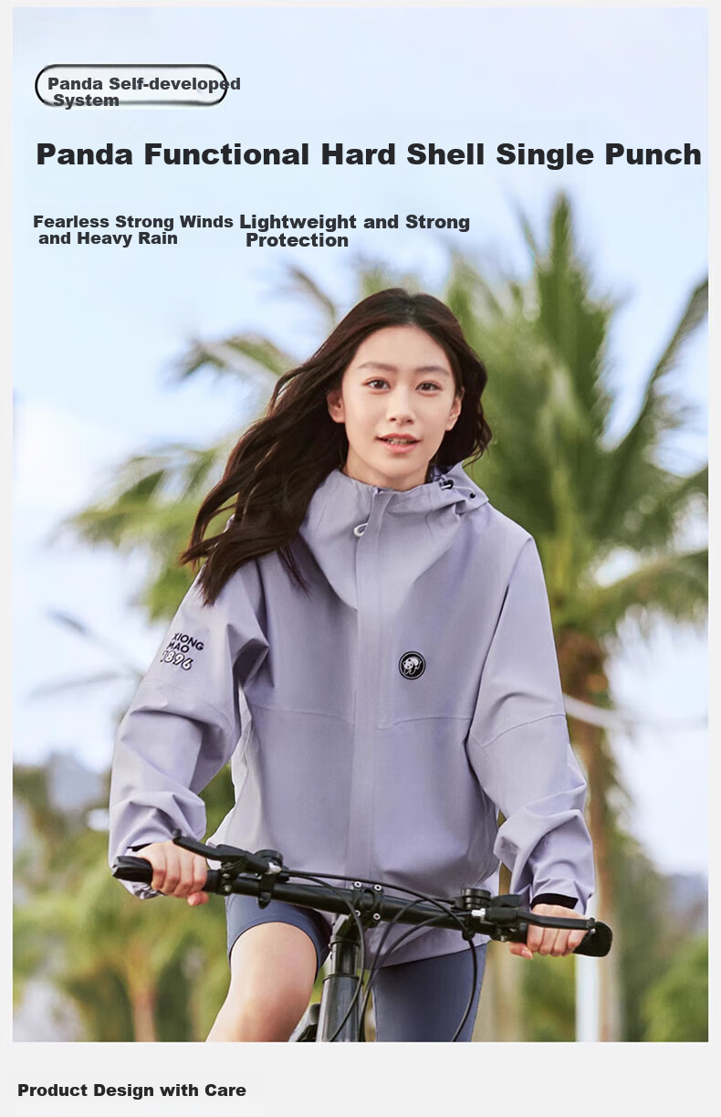 CAMEL Single-Layer Unisex Outdoor Jacket, New Spring Product, Waterproof Hard Shell Coat for Men And Wome 3