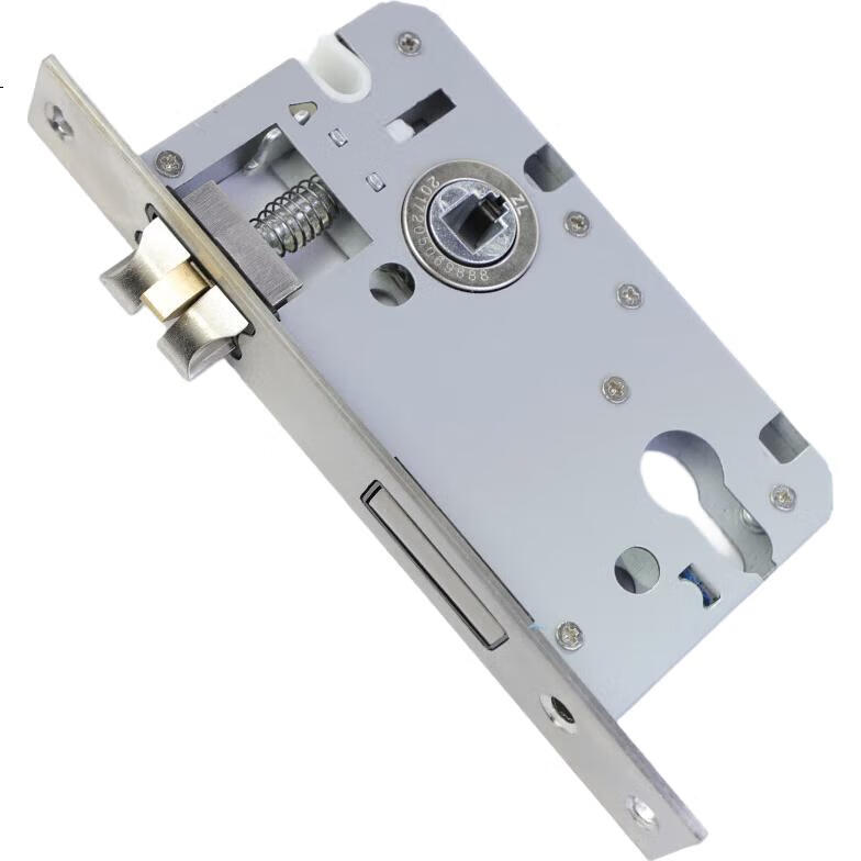 Замок для межкомнатной двери HOTUN KTS58-170, регулируемый, для спальни, универсальный, из нержавеющей стали, цвет серебристый
