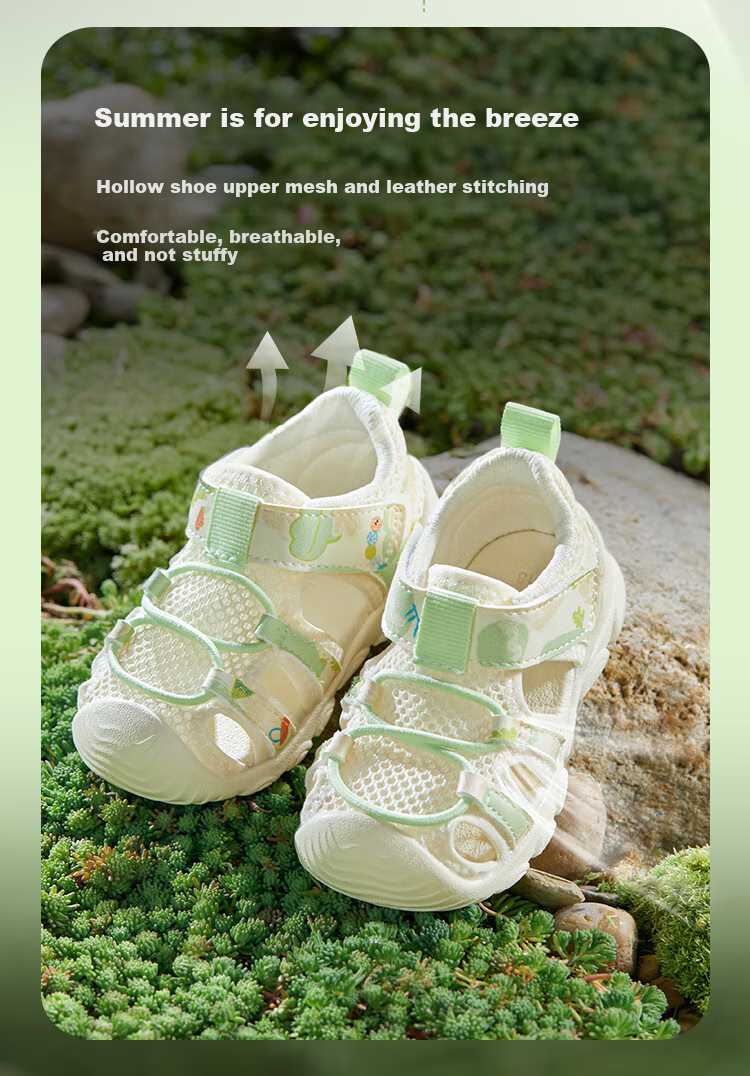 BALABALA Children's Shoes, Baby Walking Shoes, Kids Sandals, Infant Summer New Beach Shoes, Breathable 5