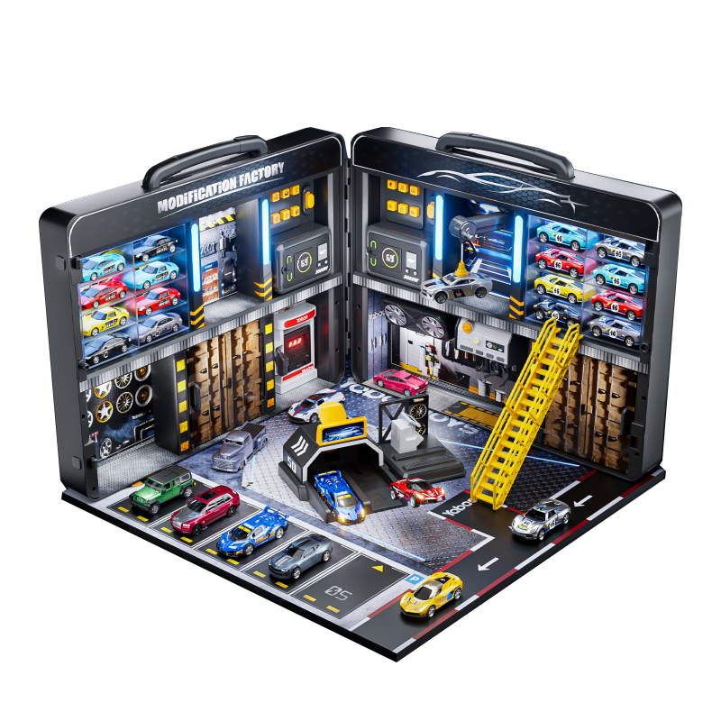AoZhiJia Children's Toys for Boys Aged 3-6, Birthday Gift, Alloy Toy Car Model Gift Box, Realistic Racing Car