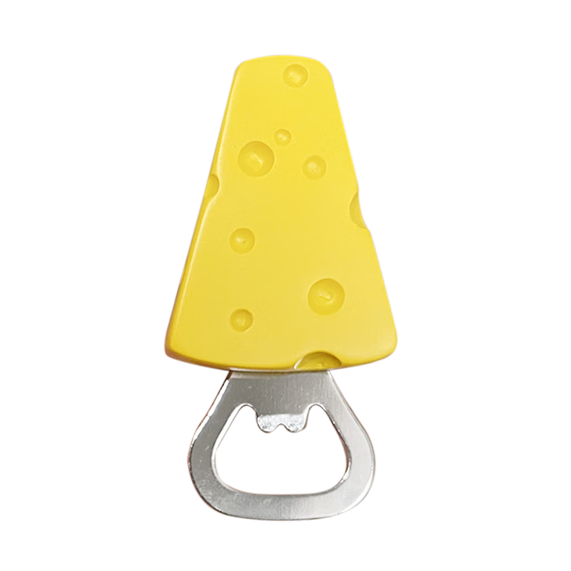 AimoHui Creative Magnetic Cheese Bottle Opener Refrigerator Magnet Cute Home Bottle Cap Opener