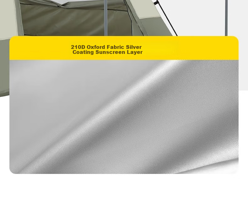 CAMEL Tent, Outdoor Canopy Tent, Silver Coating Sun Protection, Picnic Park Camping Overnight, with Pole Camping Equipment, A027-1B 7