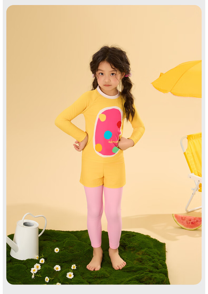 Adoreswim 2025 New Children's Swimsuit, One-Piece Swimsuit for Girls, Swimwear for Older Girls 6
