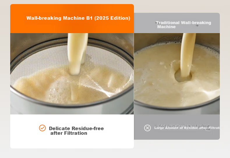 Joyoung High-Speed Blender, Home Use, Self-Cleaning, Fully Automatic, Multifunctional, 1.75L, Variable Frequency, Quiet Operation, Juicer, No-Beating Soy Milk Maker, Xiaofangtang B1 2025 Upgraded Versio 12