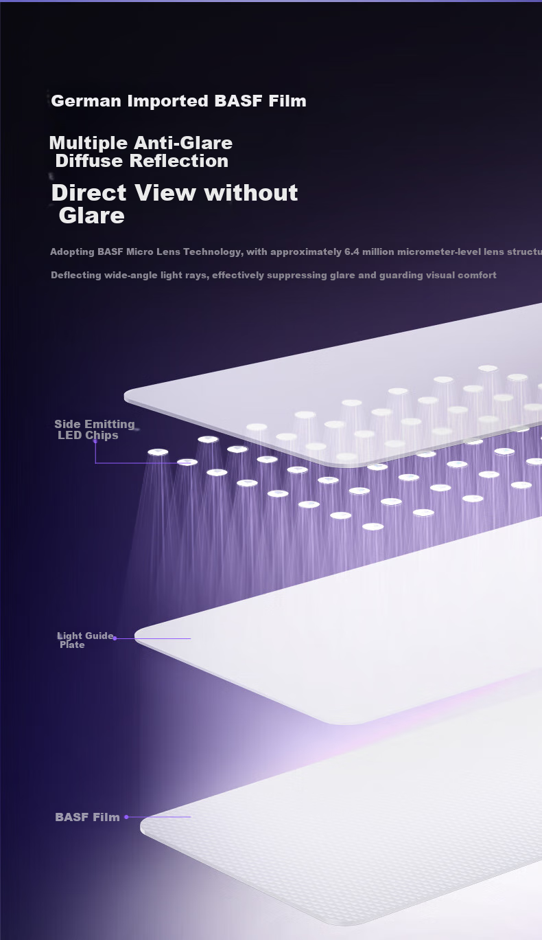 Panasonic Floor-Standing Eye Protection Lamp Premium Edition, Purple Light 150W, Large Panel, Full Spectrum Eye Protection Study Lamp 13