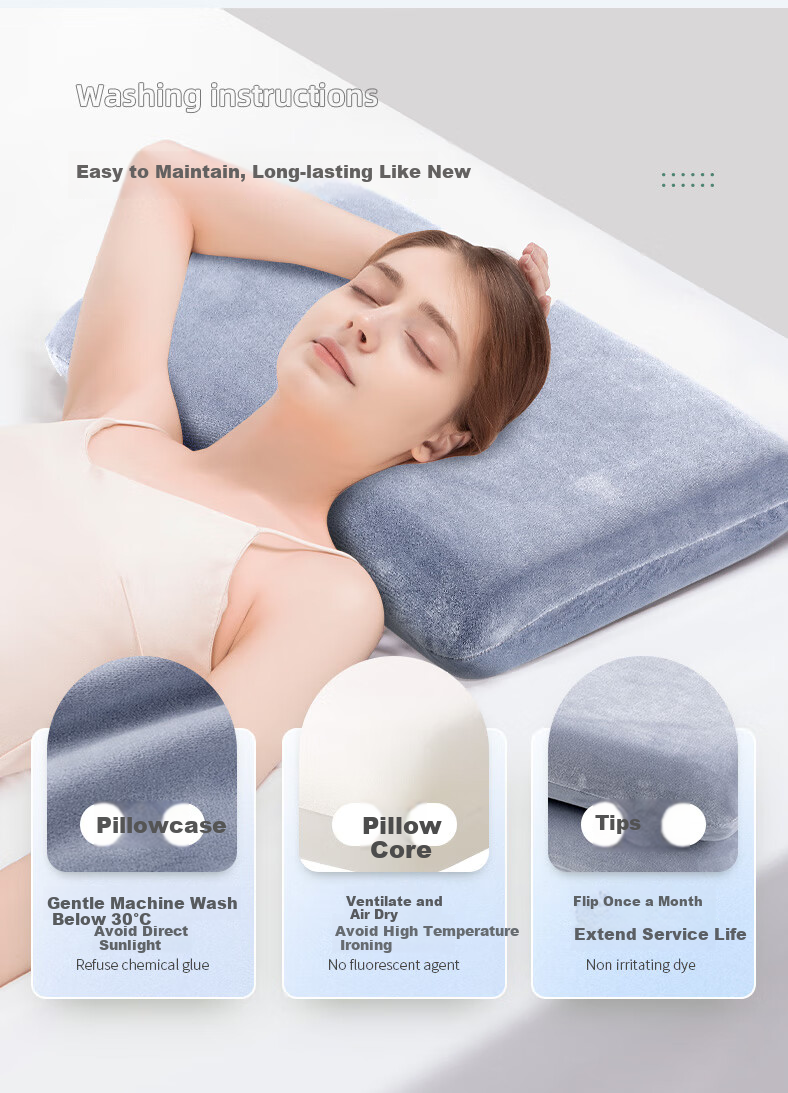 Aeromax Memory Foam Pillow, Deep Sleep Pillow, Cloud Comfort Hotel Pillow, Cervical Pillow, Pillow Core, Neck Protection, Sleeping Adult-Specific Pillow 17