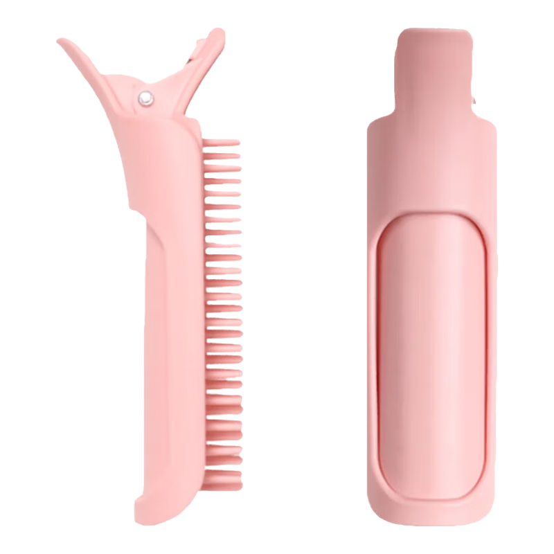 Liqing High Crown Fluffy Hair Root Clip Tool [2 Square Combs], Bangs Curl Hair Tube Clip, Styling Hairpin for Wome