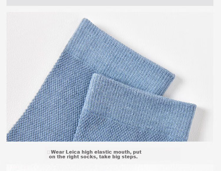 Yiershuang [100% Pure Cotton] Socks for Men, Summer Mesh Socks, Spring And Summer 50S Comfortable Sweat-Absorbing Mid-Calf Socks, 6 Pairs Mixed Colors 17