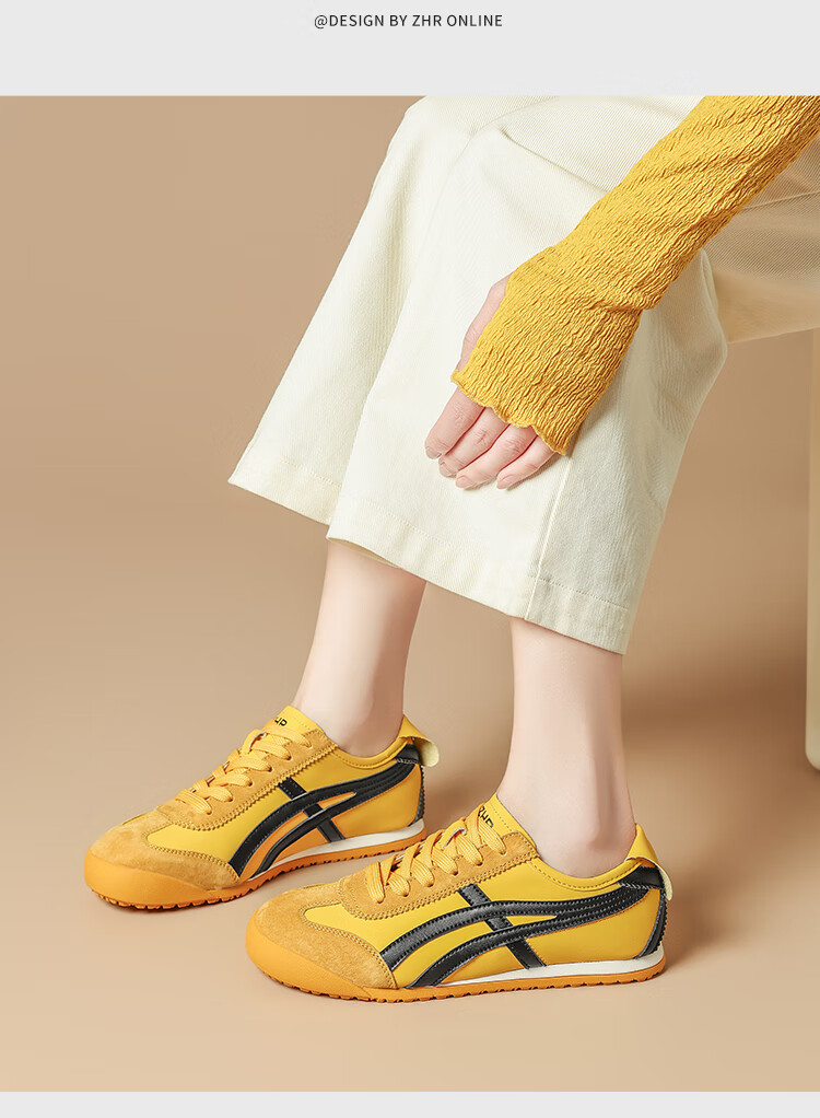 ZHR Dexun Women's Shoes, 2026 New Style White Sneakers for Women, Lightweight Flat-Bottomed Sports Shoes, BT102PP, Beige And Black, Size 35 18