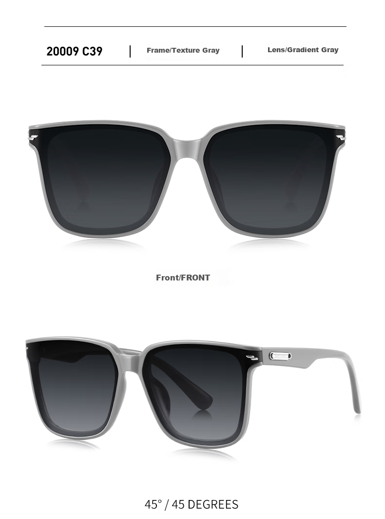 Chaersitaoxin Men's Sunglasses, Driving UV Protection, Anti-UV Sunglasses, Large Frame GM Style, Outdoor Travel CJ20009 Back to School 9