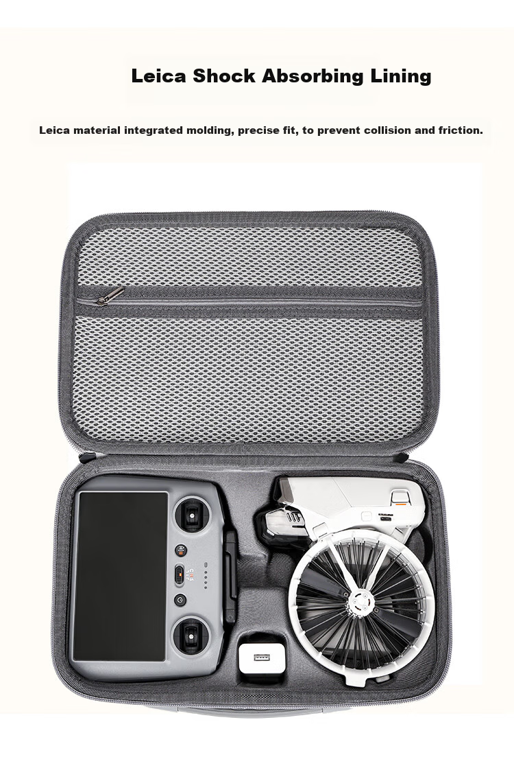 Yingshijiang Portable Storage Case for DJI Flip Drone Accessories, Protective Box with Waterproof, Shockproof And Pressure-Resistant Design, Standard Configuration Storage Bag in Gray 5