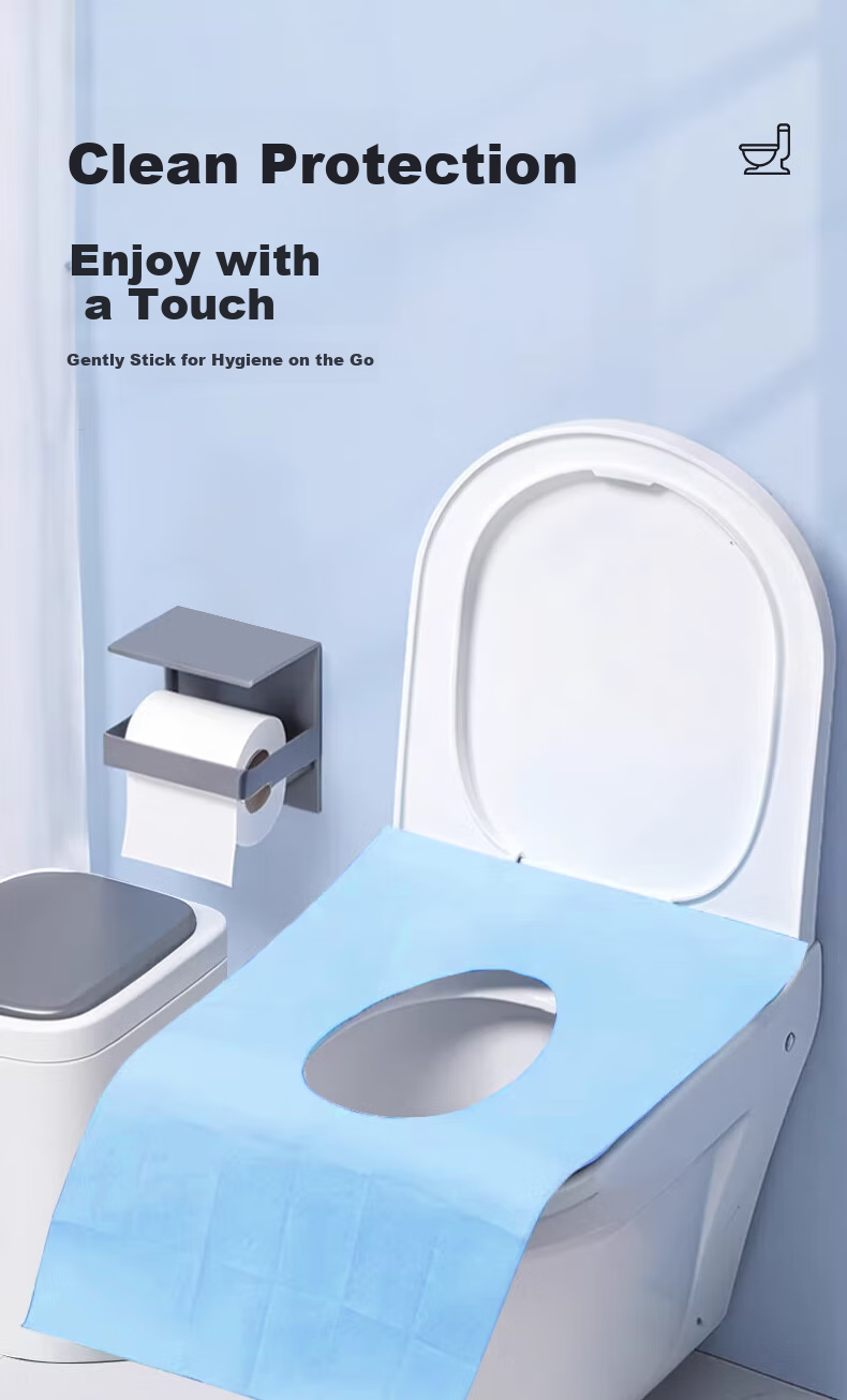 QIHAIQIU Disposable Toilet Seat Covers for Postpartum Women, 30 Pieces, Travel Hotel Use, Fully Covered, Extra Large And Thick, Waterproof 1