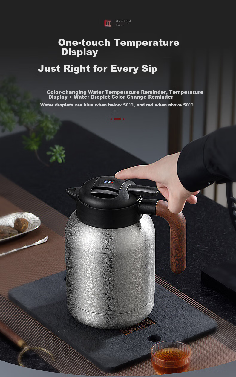 IMOGY German Pure Titanium Insulated Teapot, Tea Infuser Pot for Aged White Tea Steeping, Thermal Carafe for Home Use, Hot Water Kettle for Brewing Tea 13