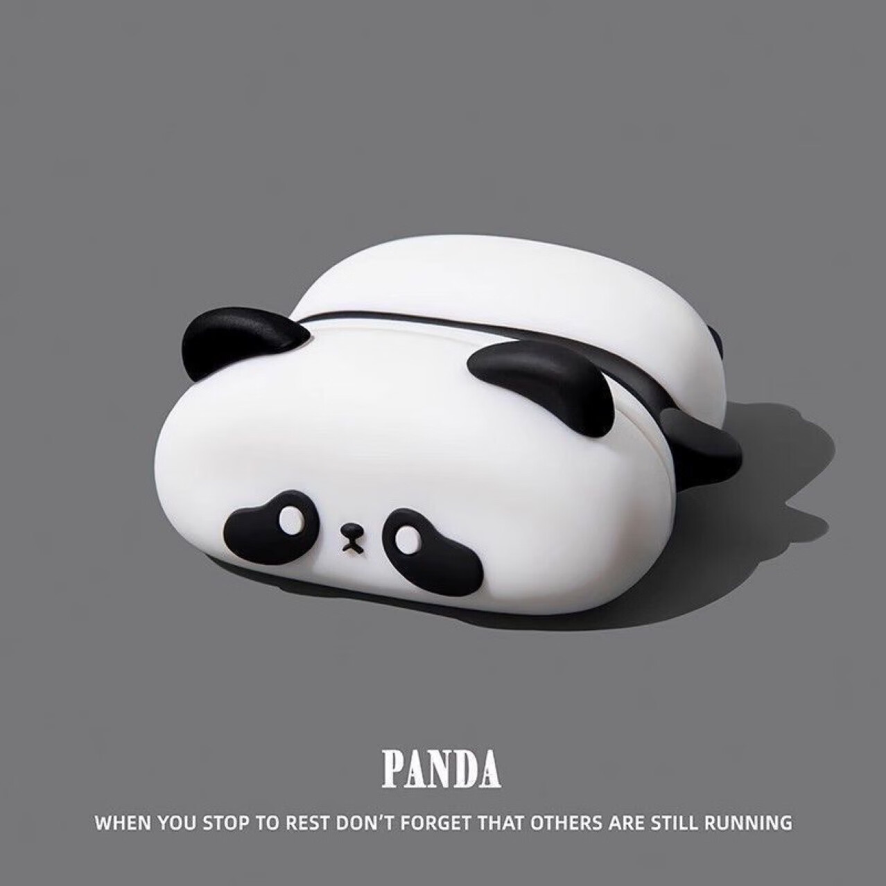 Beiyipin Cute Panda Case for AirPods 4th Generation, Premium Bluetooth 2025 New Model Silicone Shell, No Case Drop 1