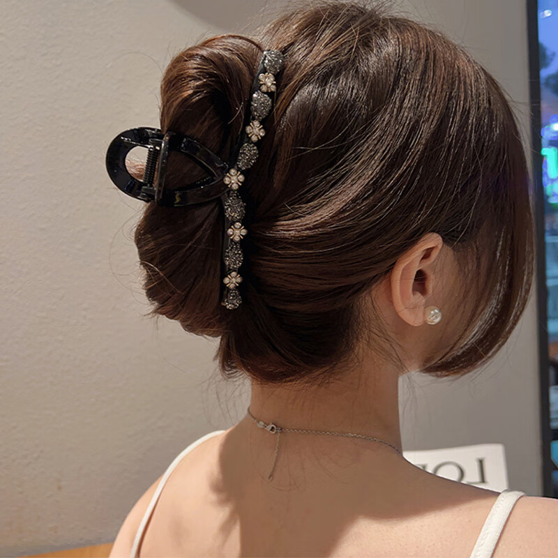 Dongyi Premium Hair Clip for Women 2026 Edition Elegant Back Hair Bun Claw Clip Hair Accessories Hairpin Qixi Festival Goddess Day Gift 4