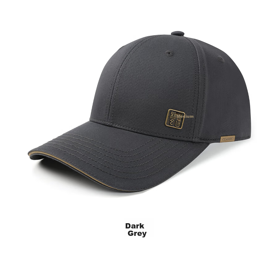 Hengyuanxiang Baseball Cap for Men, Summer Hat with Hard Top, Thin Spring And Autumn Style, High-End Sun Protection Visor Cap, Black 2